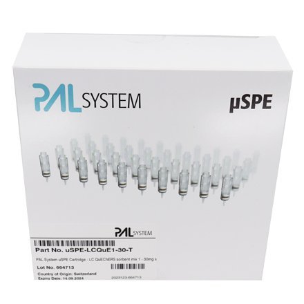 PAL System µSPE cartridge-LC QuEChERS sorbent mix - 30 mg