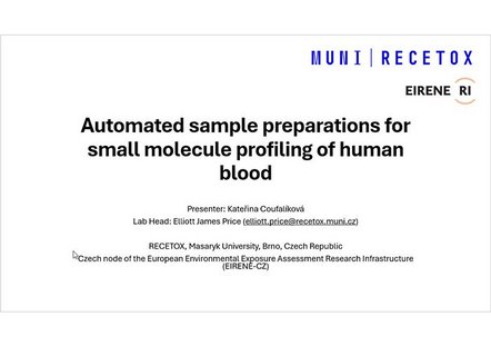 Automated sample preparations for small molecule profiling of human blood