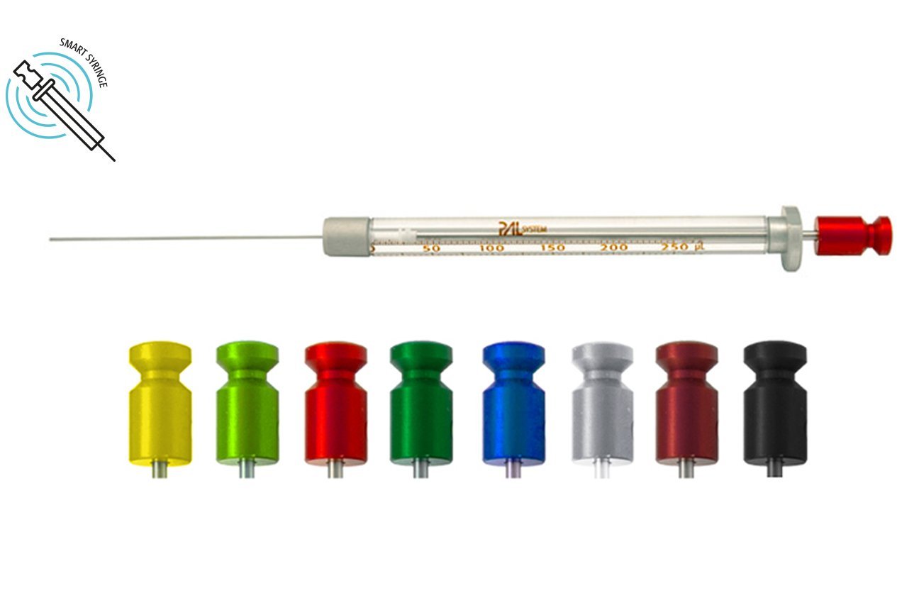 Smart Syringes colored heads to identify volume