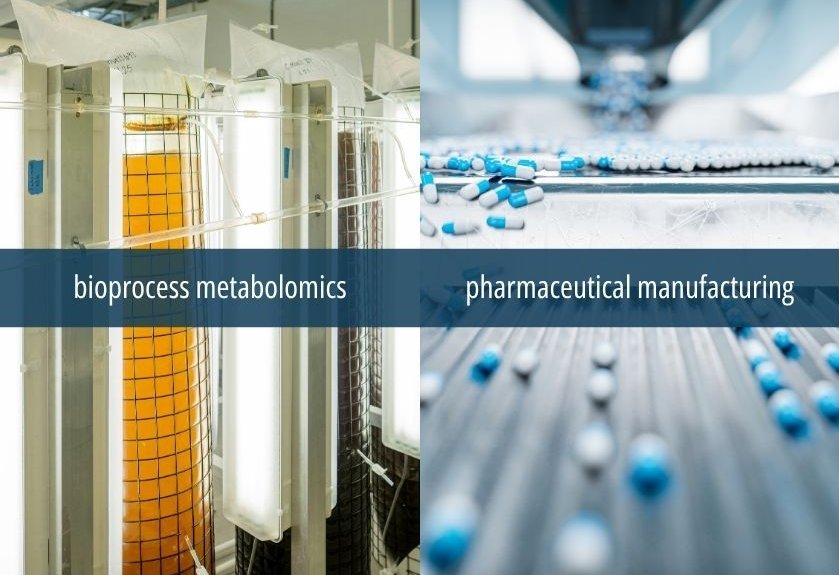 pharmaceutical manufacturing and bioprocess monitoring as well as metabolomics