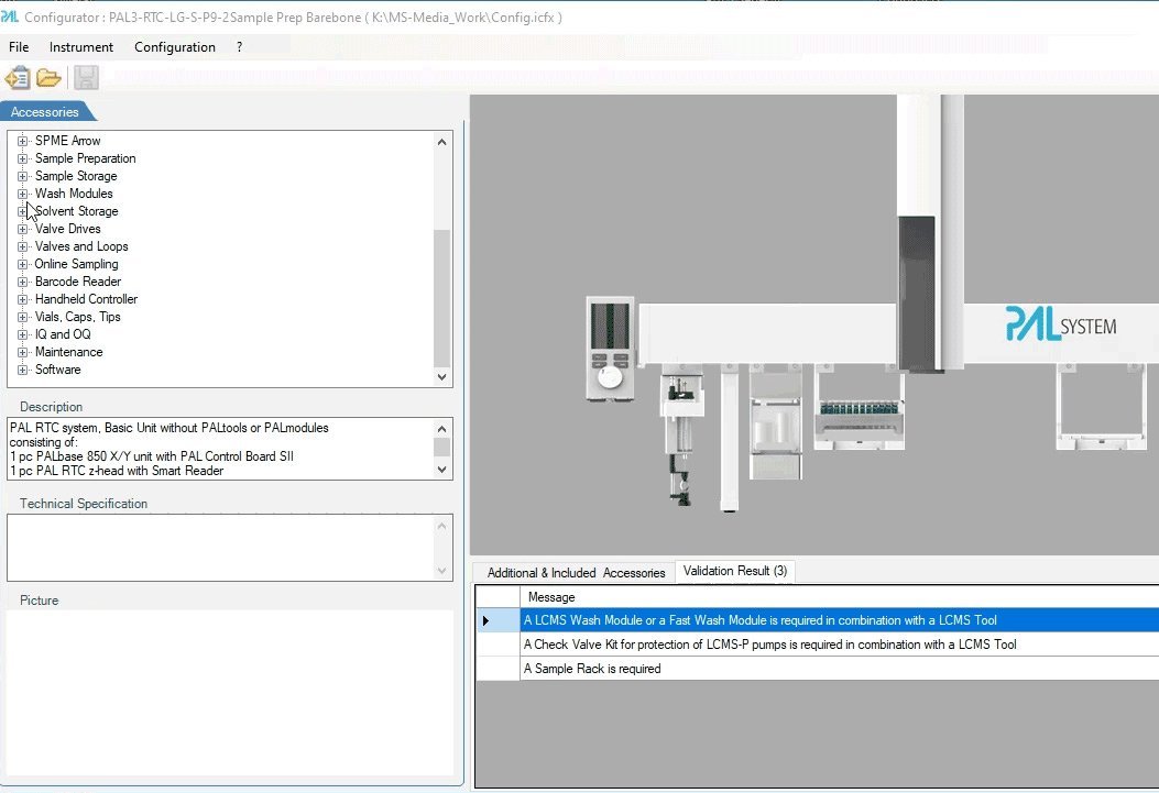 PAL System Configurator Tool to configure your own PAL System