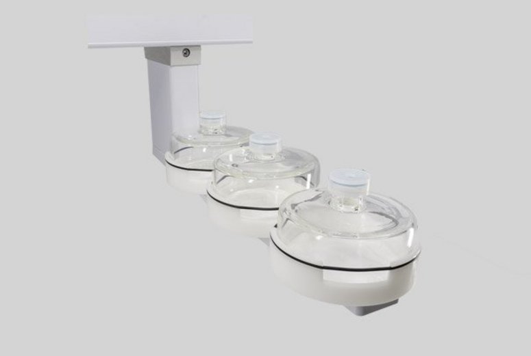 Close-up of PAL Solvent Module for robotic systems used in analytical sample processing