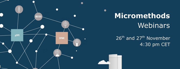 Micromethods Webinars Join experts to discuss two key micromethods: automated µSPE for food safety and SPME Arrow for environmental PFAS testing.