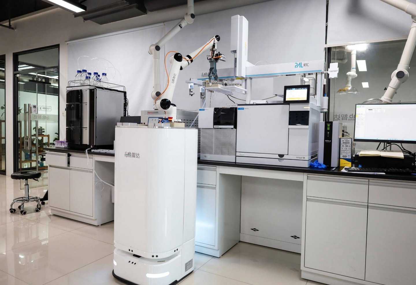 Remote sequence creation with intelligent sample scheduling, automated sample prep & transportation