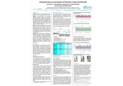 Poster-Automated-Clean-up-and-Analysis-of-Pesticids in spices by Mini-SPE