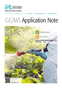 Routine Pesticide Analysis using micro-SPE