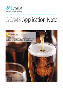 GC/MS determination of stale aldehydes in beer by SPME on-fibre derivatization