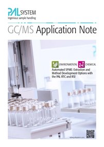 Automated SPME: Extraction and Method Development Options with the PAL RTC and RSI