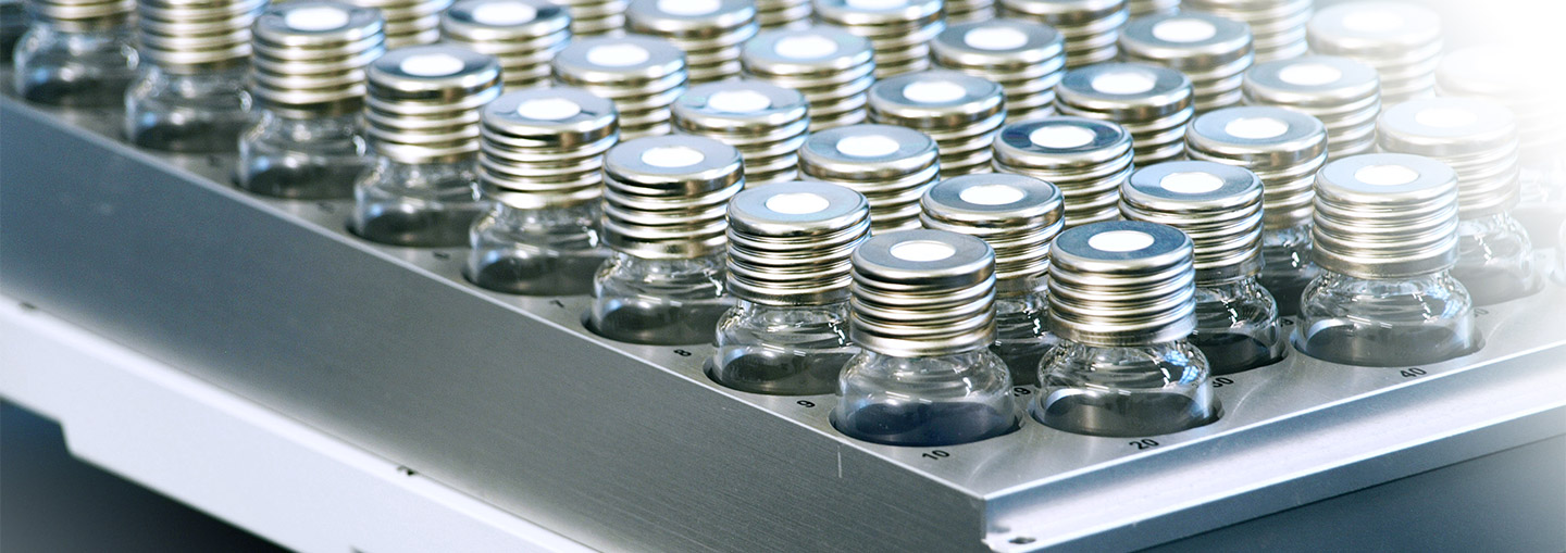 PAL Vials & Caps Vials in PAL R60 Rack