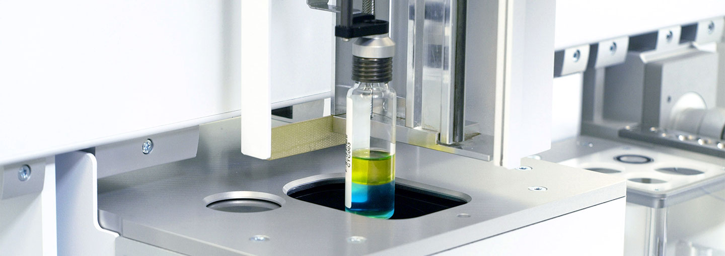 Analytical Automated Centrifugation Vial in Centrifuge
